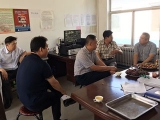 热烈欢迎烟台市局领导莅临华宝检查指导工作