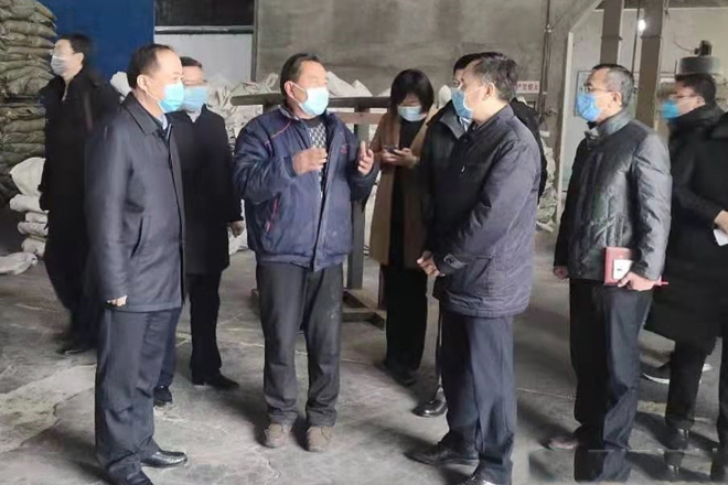烟台市市委副书记吴承丙到蓬莱天源走访调研