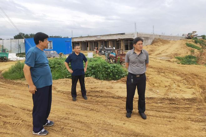 市农业农村局领导视察天源农牧项目建设情况
