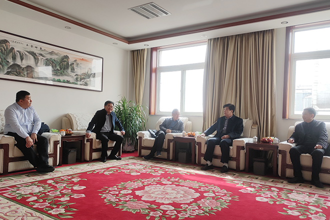 山东省KY.COM工业协会李祥明秘书长到天源集团参观调研